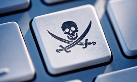 Pirate button on computer keyboard