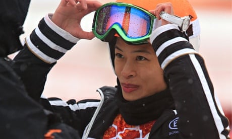 Vanessa-Mae at Sochi Winter Olympics