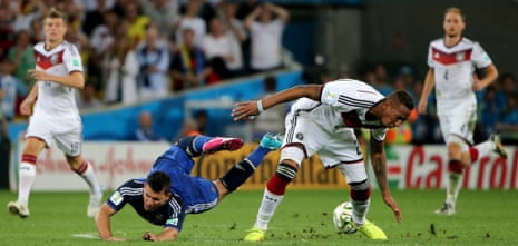 Jerome Boateng has put in a sterling performance in the centre of the German defence.
