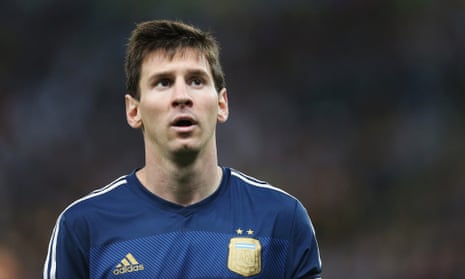 Lionel Messi looks shellshocked.
