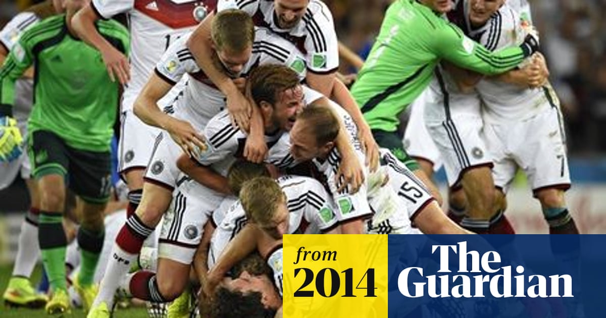 World Cup 14 Mario Gotze S Stunner Wins Cup For Germany For Fourth Time World Cup 14 The Guardian World Cup 14 Mario Gotze S Stunner Wins Cup For Germany For Fourth Time World Cup 14 The Guardian