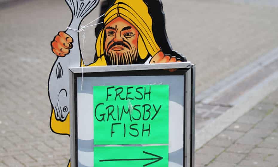 The real deal … a fishmongers in the actual Grimsby