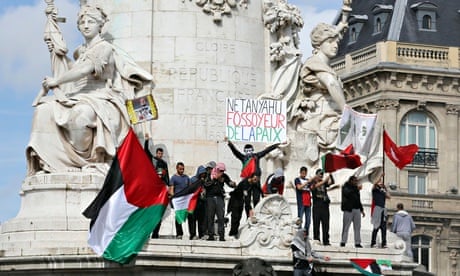 Paris anti-Israeli protest