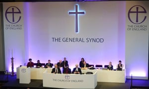Members of the Church of England's Synod debate the consecration of women bishops.