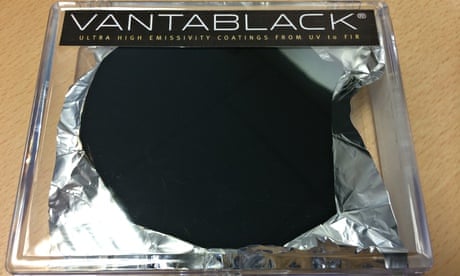 Vantablack, a fabric for military and astronautical use created by Surrey NanoSystems