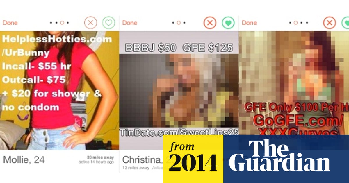 Tinder spam still swelling: from adult webcams to fake prostitutes