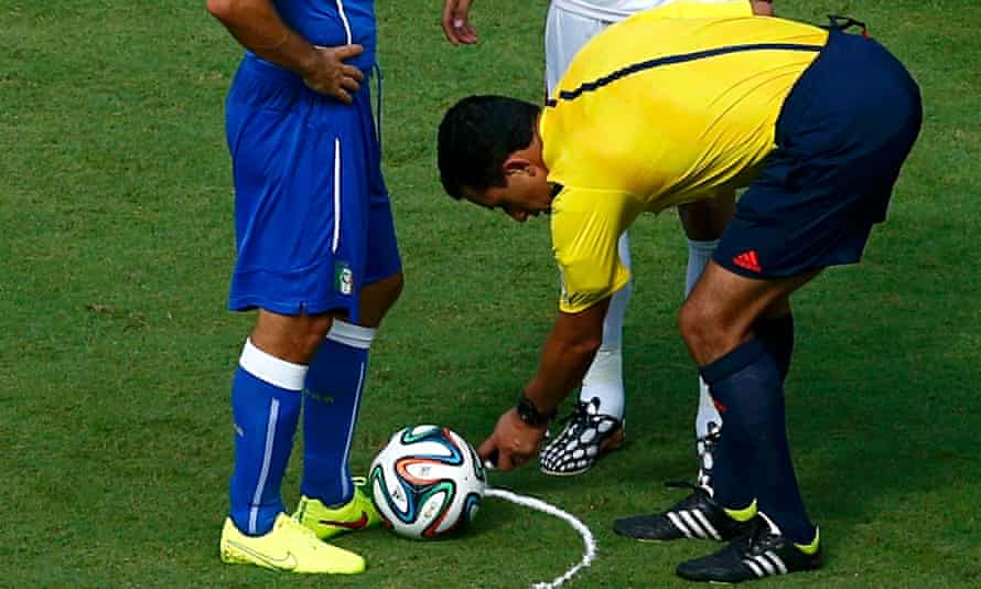 Premier League Unlikely To Introduce Free Kick Spray This Season Premier League The Guardian Premier League Unlikely To Introduce Free Kick Spray This Season Premier League The Guardian