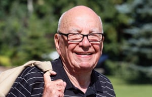 Rupert Murdoch, CEO of 21st Century Fox, smiles at the Allen and Co's annual media conference in Sun Valley, Idaho July 10, 2014.