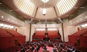 The Senate braces for an extended sitting to deal with government business. Photograph  by Mike Bowers for The Guardian Australia