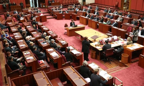 Divisions in the senate this morning, Thursday 17th July 2014