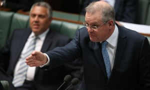 Minister for Immigration Scott Morrison during question time in the House of Representatives