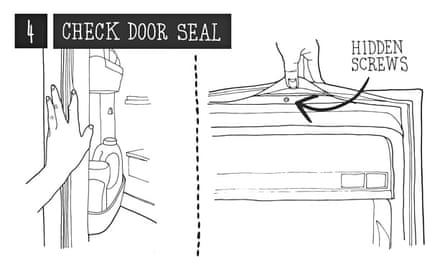 damaged freezer seal illustration