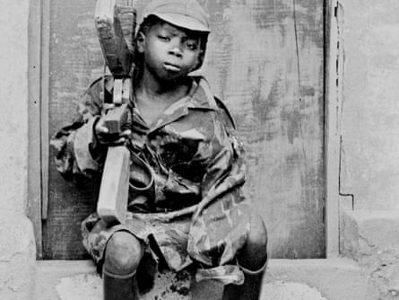 A young soldier of the Popular Movement for the Liberation of Angola (MPLA) in Huambo.