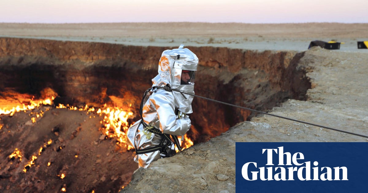 Dropping In On Turkmenistan S Door To Hell In Pictures World News The Guardian