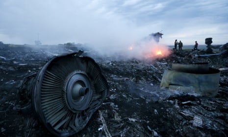 Te crash site of the Malaysia Airlines flight MH17 in east Ukraine near Grabovo.
