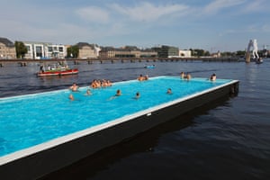 This bathing ship was created from a converted barge on Berlin's Spree River