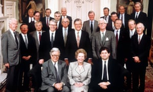 Ken was against Margaret Thatcher's appointment in 1975 and they had an uneasy relationship. In 1990, when this photograph of the Cabinet was taken, Ken, then Education secretary, was the first Minister to tell Thatcher that she should resign. In her memoirs she said of the conversation "His manner was robust in the brutalist style he has cultivated: the candid friend".