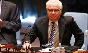 Vitaly Churkin, ambassador of the Russian Federation to the United Nations.