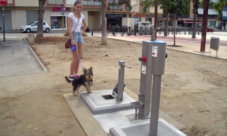 Dog toilet in El Vendrell, Spain