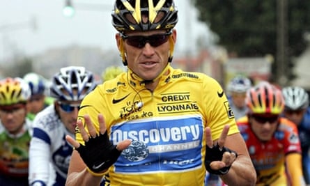 Lance Armstrong during the 2005 Tour de France