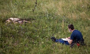 mh17 crash flight site victims ukraine train investigator refrigerated bound destination unknown put osce grabovo eastern village photograph during visit
