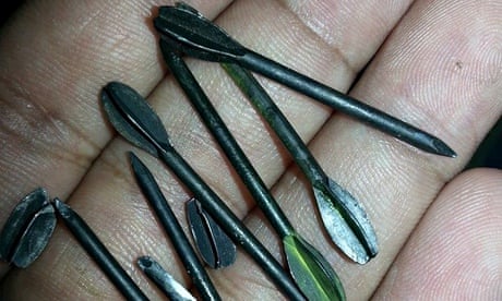Flechete Rounds Israel using flechette shells in Gaza | Israel | The Guardian