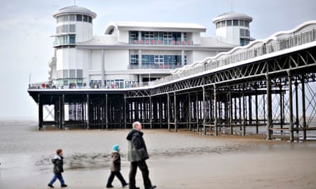 Grand Pier in Weston-super-mare, which recovered from a devastating fire in July 2008