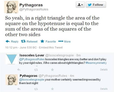 Pythagoras Twitter