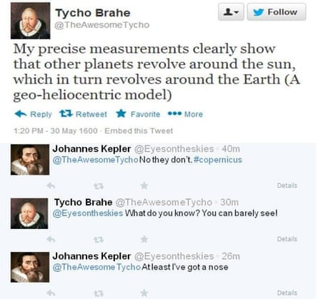 Tycho Brahe on Twitter