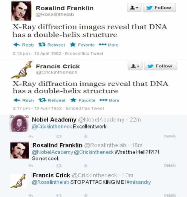 Rosalind Franklin on Twitter