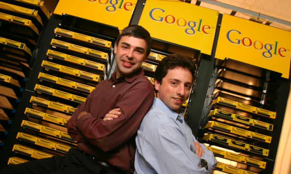 Google's Larry Page and Sergey Brin