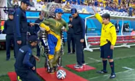 Paraplegic Juliano Pinto kicks off this year’s World Cup