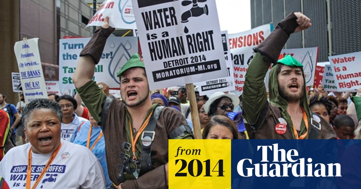 Detroit Residents Fight Back Over Water Shutoff It S A Life Or Death Situation World News The Guardian
