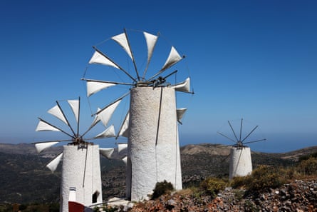 Windmills on the Lasithi plateau, Crete