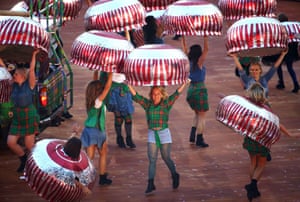 Tunnocks teacakes brought the house down when they appeared in the opening ceremony.