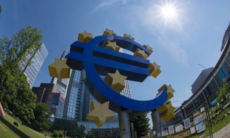 The ECB headquarters in Frankfurt, Germany.