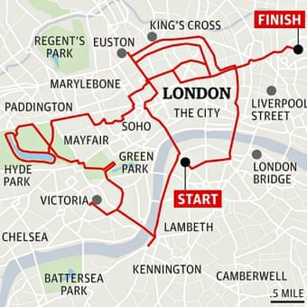 Boris bike route map