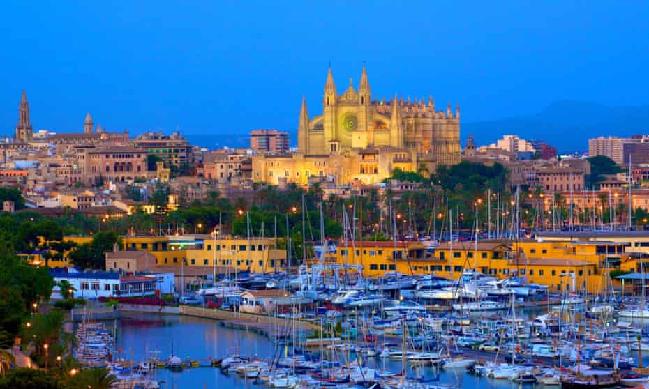 Cathedral and Harbour, Palma