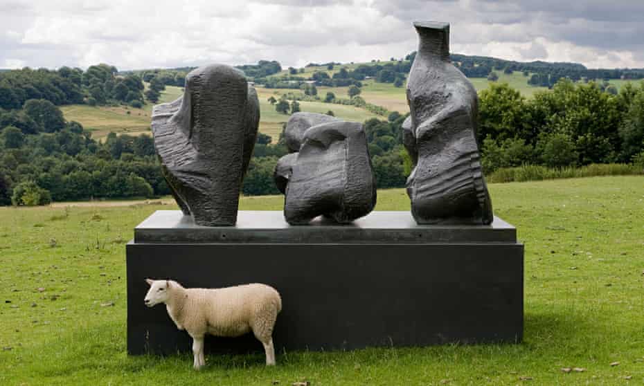 'Three Piece Reclining Figure no. 1 by Henry Moore at the fabulous Yorkshire Sculpture Park.