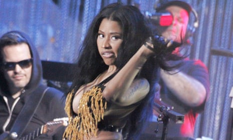 Nicki Minaj performing in Philadephia on 4 July 2014.
