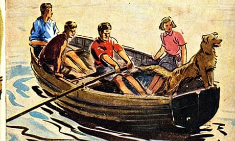 Famous Five on the cover of Five on a Treasure Island