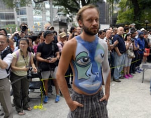 Nude Body Painting In Pictures Us News The Guardian