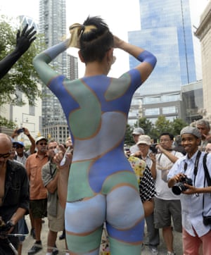 Nude Body Painting In Pictures Us News The Guardian