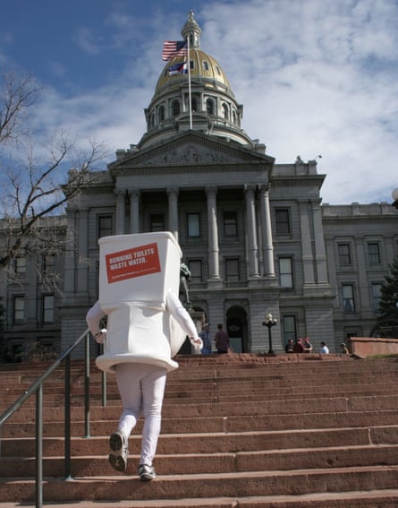 Denver Water campaign running toilet