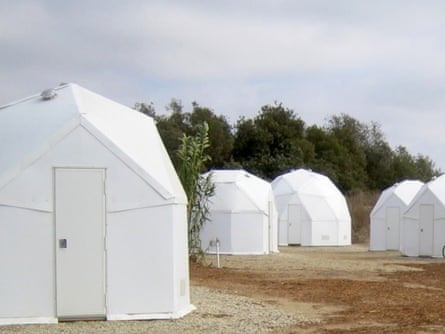 U-Dome refugee shelter