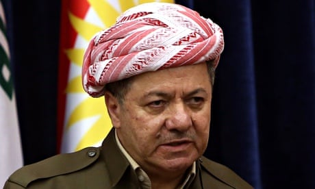Iraqi Kurdish leader, Massoud Barzani