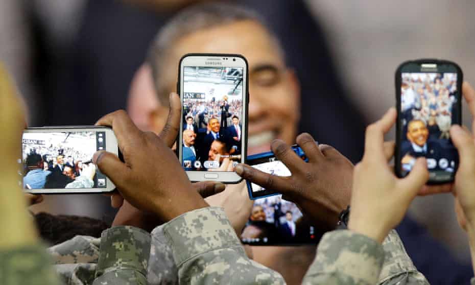 smartphone photos of obama