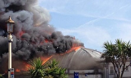 Eastbourne pier fire
