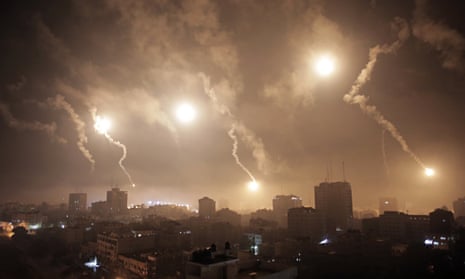 Missiles over Gaza