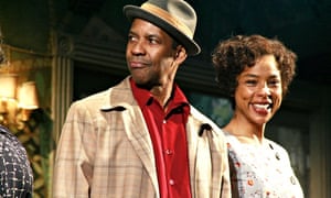 Denzel Washington and Sophie Okonedo in
A Raisin in the Sun at New York's Barrymore Theatre